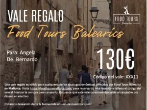 Vale regalo de Food Tours Balearics en Mallorca
