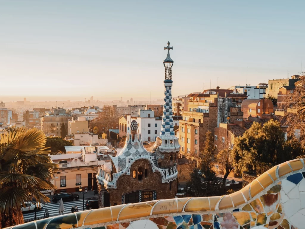 Top 5 Tourist Destinations in Spain - Park Güell in Barcelona by Conde Nast Traveler