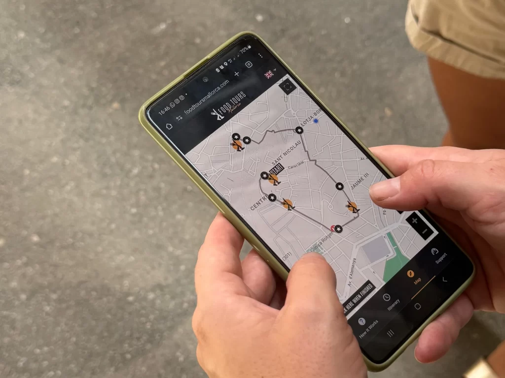 Guide yourself with our innovative web app along the best restaurants in Palma