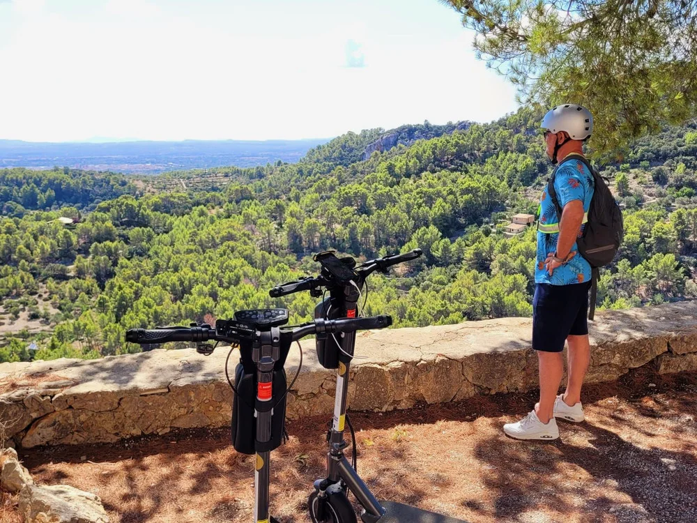 Best activity in Mallorca -self-guided e-scooter tour in the countryside