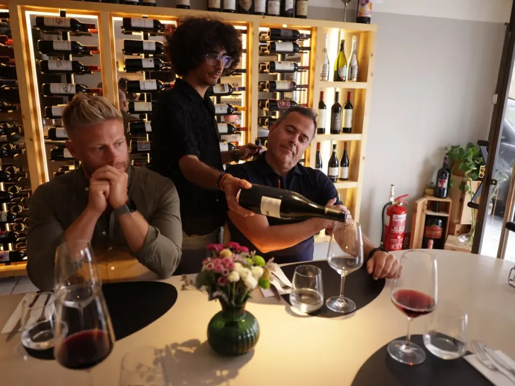 Gourmet dishes and wine pairing at Senso in Santa Catalina Palma