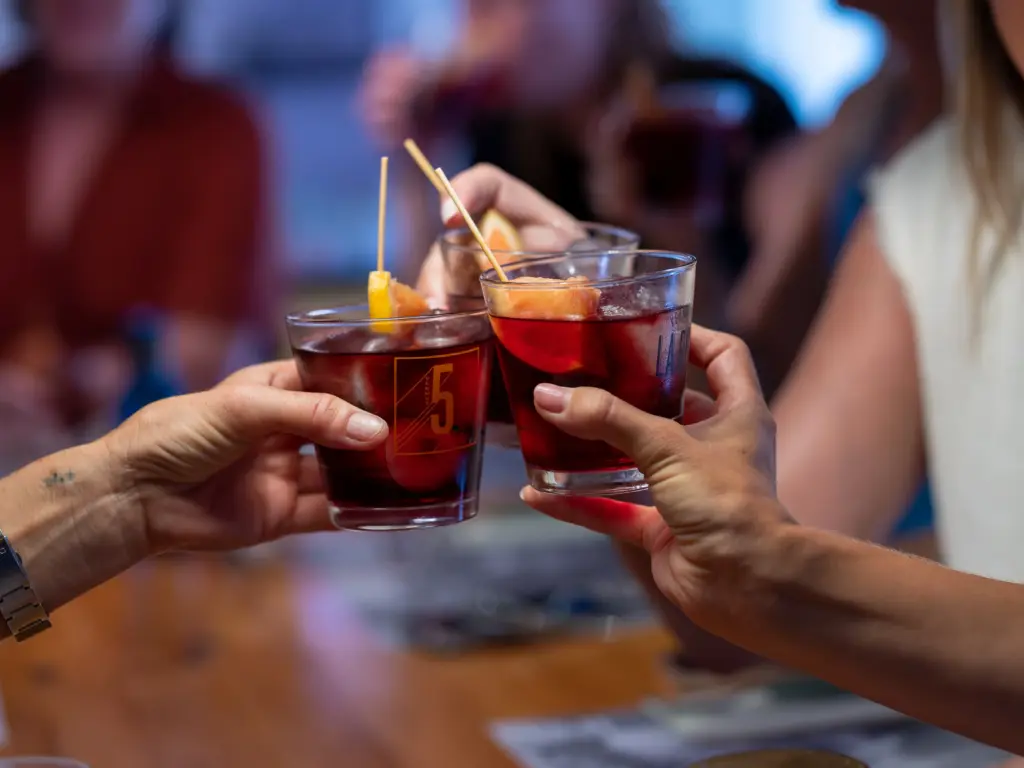 Homemade vermouth during your food tour in Palma