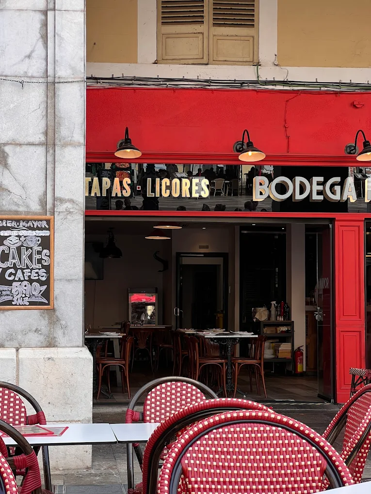Bodega Mayor restaurant located at Plaza Mayor in Palma
